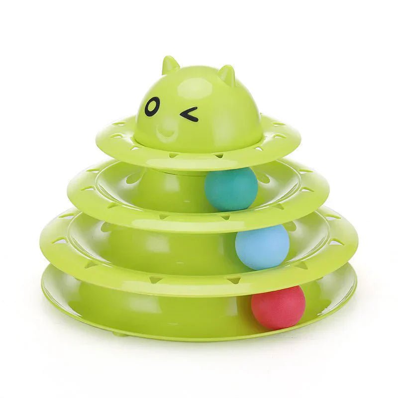 Color Cat Toy Cat Toy Three - layer Round ( UAE Delivery Time: 1 - 3 Day ) - MS - uaeColor Cat Toy Cat Toy Three - layer Round ( UAE Delivery Time: 1 - 3 Day )