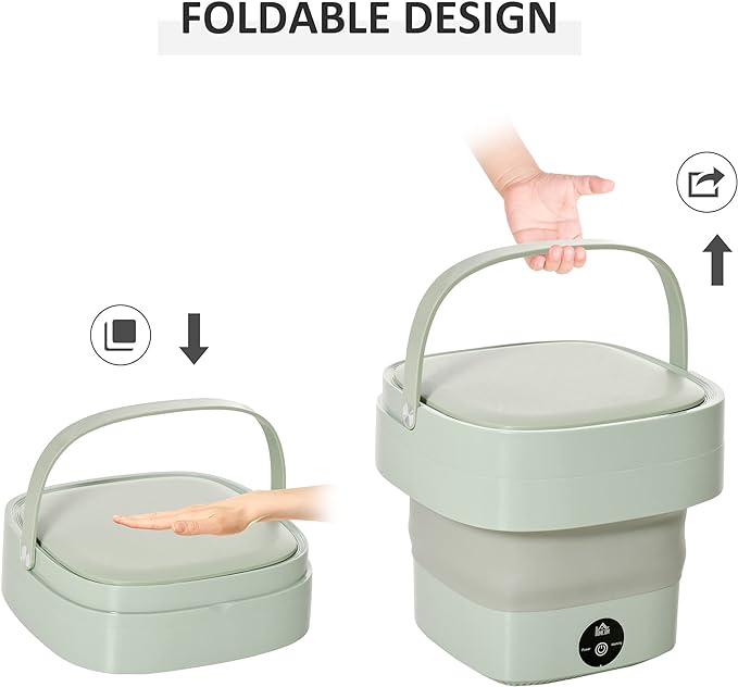 Foldable Mini Laundry Machine ( UAE Delivery Time: 1 - 3 Days ) - MS - uaeFoldable Mini Laundry Machine ( UAE Delivery Time: 1 - 3 Days )