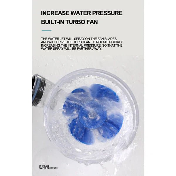 High Pressure Turbocharged Shower Head ( UAE Delivery Time: 1 - 3 Days ) - MS - uaeHigh Pressure Turbocharged Shower Head ( UAE Delivery Time: 1 - 3 Days )