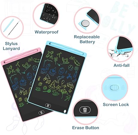 LCD Writing Tablet for Kids ( UAE Delivery Time: 1 - 3 Days ) - MS - uaeLCD Writing Tablet for Kids ( UAE Delivery Time: 1 - 3 Days )