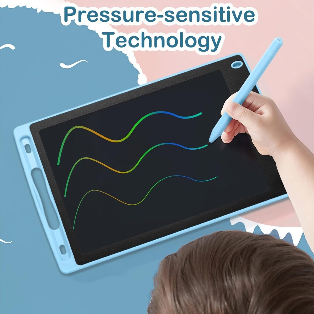 LCD Writing Tablet for Kids ( UAE Delivery Time: 1 - 3 Days ) - MS - uaeLCD Writing Tablet for Kids ( UAE Delivery Time: 1 - 3 Days )