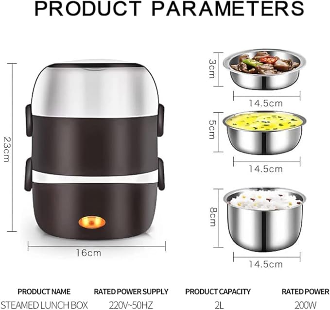 Multi - Functional Cooking Lunch Box ( UAE Delivery Time: 1 - 3 Days ) - MS - uaeMulti - Functional Cooking Lunch Box ( UAE Delivery Time: 1 - 3 Days )