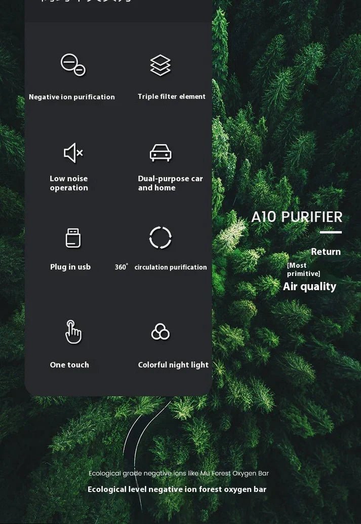 New Car Air Purifier Home Office Horse Running Light Except Flue Dust Purifier ( UAE Delivery Time: 1 - 3 Days ) - MS - uaeNew Car Air Purifier Home Office Horse Running Light Except Flue Dust Purifier ( UAE Delivery Time: 1 - 3 Days )