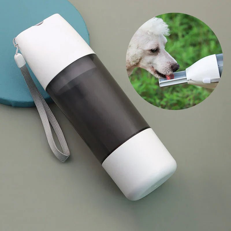 Portable 350ml Dog Water Bottle & Feeder ( UAE Delivery Time: 1 - 3 Days ) - MS - uaePortable 350ml Dog Water Bottle & Feeder ( UAE Delivery Time: 1 - 3 Days )