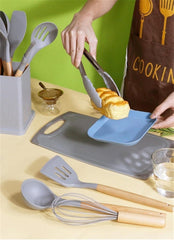 Silicone kitchenware set, 19 - piece - MS - uaeSilicone kitchenware set, 19 - piece