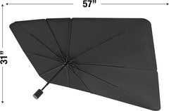 Universal Fit Car Windshield Sun Shade - MS - uaeUniversal Fit Car Windshield Sun Shade