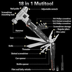 Upgraded 18 in 1 Multitool,Professional Stainless Steel - MS - uaeUpgraded 18 in 1 Multitool,Professional Stainless Steel