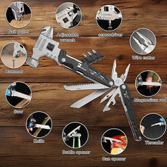 Upgraded 18 in 1 Multitool,Professional Stainless Steel - MS - uaeUpgraded 18 in 1 Multitool,Professional Stainless Steel