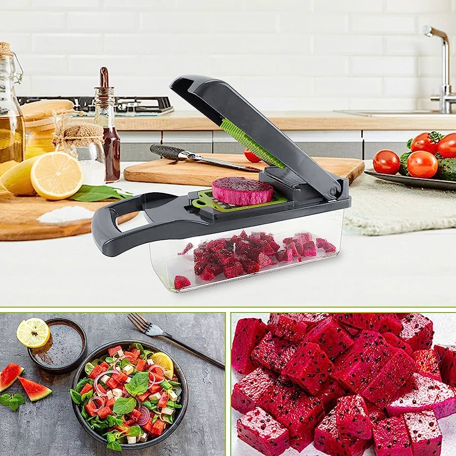 Vegetable Cutter Chopper and Slicer ( UAE Delivery Time: 1 - 3 Days ) - MS - uaeVegetable Cutter Chopper and Slicer ( UAE Delivery Time: 1 - 3 Days )