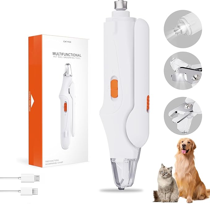 LED Light Glow Pet Nail Clippers - MS - uaeLED Light Glow Pet Nail Clippers